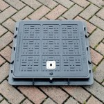 Lightweight Composite Manhole Cover 350 x 350mm Clear Opening Load Rated to C250 CC3535C250AN